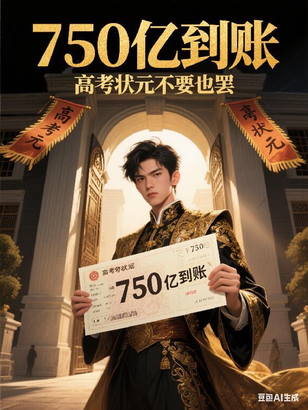 750亿到账,高考状元不要也罢 750亿到账,高考状元不要也罢